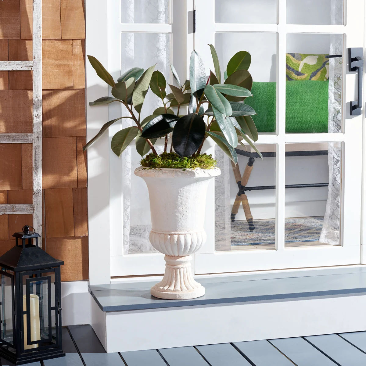 Copacabana 19.7" H Magnesium Oxide Urn Planter thumbnail 2